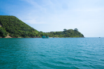 Fototapeta premium Nam Du island. A tranquil island with beautiful beach in Kien Giang, Vietnam. 