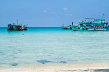 Nam Du island. A tranquil island with beautiful beach in Kien Giang, Vietnam.
