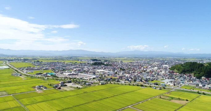 《山形県》南陽市の街並み