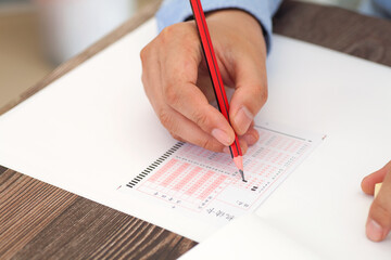 Scribble the answer sheet during the exam