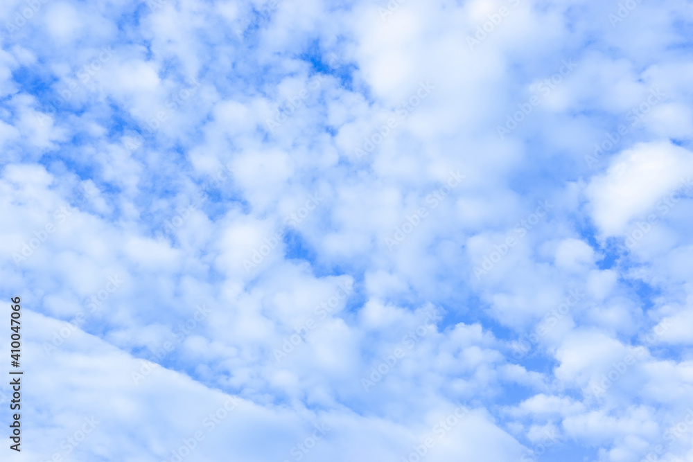 Poster air clouds in the blue sky.blue backdrop in the air. abstract style for text.