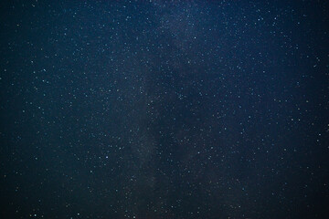 starry sky background, texture night photo with long exposure