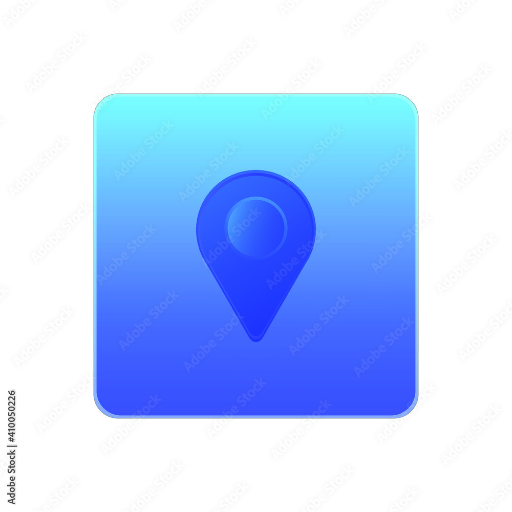 Poster flat, isolated and trendy style maps logos. maps logo background for your website design logo, app, 