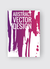 Abstract poster templates. Colorful threads composition.