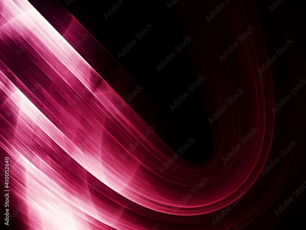 Fototapete abstract red and black background. detailed generative fractal graphics. technology and science conc