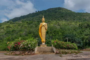 Buddha statue landscape Mountain in Thailand temples