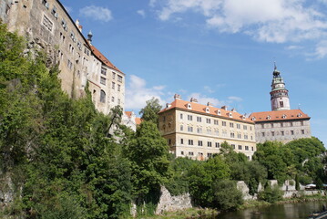 Fototapeta na wymiar Cesky Krumlov Castle in Czech Republic
