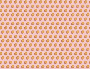 Biscuits stuffed with cream on a bright pink background, a recurring seamless pattern, sweet background, wallpaper. Copy space, banner. top view