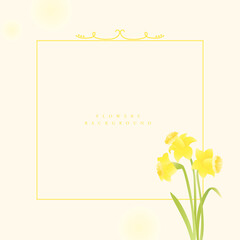 Various Spring Flower Frame Collections