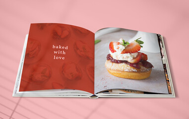 Special dessert cookbook and recipe Valentine's edition