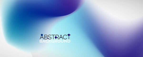 Fluid color gradient abstract background, trendy colorful wallpaper. Vector illustration for placards, brochures, posters, banners and covers