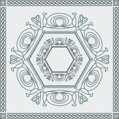 floral scarf pattern,Vector design ilustration,textile vector illustration.