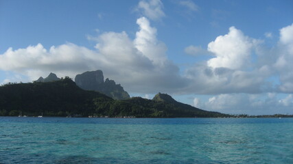 Beautiful day in island of Borabora Tahiti , starting from a great breakfast to awesome sunset on the beach.