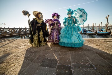 Mask in carnival of Venice