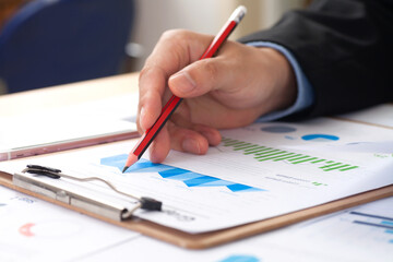 Naklejka premium Financial practitioners at work