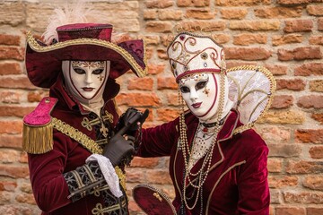 Mask in carnival of Venice