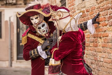Mask in carnival of Venice