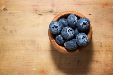 Blueberries close up