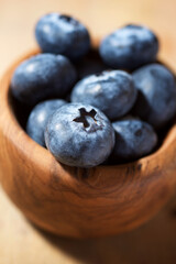 Blueberries close up