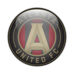 Atlanta United FC USA football club Vector illustration