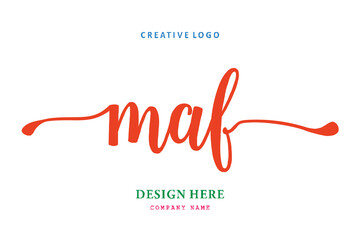 MAF lettering logo is simple, easy to understand and authoritative