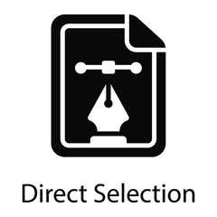 graphic design glyph icon isolated on white background