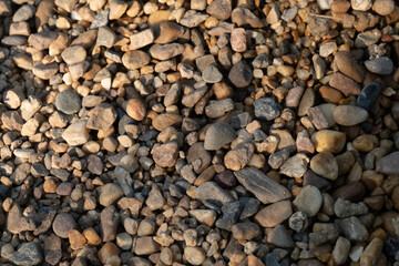 Small stone background in the Garden