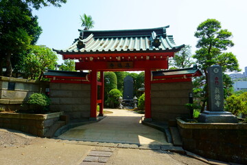 Fujisawa / Japan. Shojoko-ji Temple is also known as Yugyo-ji Temple, and its formal name is Totaku-san Muryoko-in Shojoko-ji