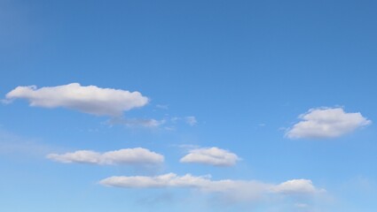 雲、大空に浮かぶ雲