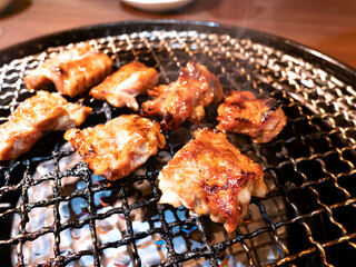 ロースターで焼くジューシーな和牛焼肉【ハラミ】