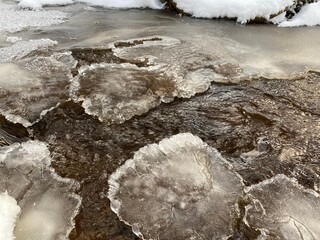 ice on the river