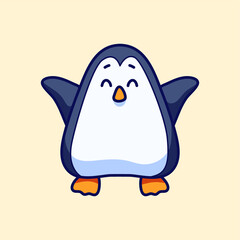 Cute Cartoon Penguin Illustrations
