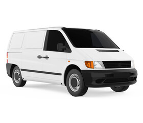 Delivery Van Isolated