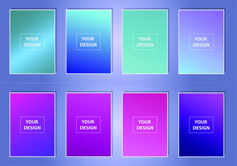 Modern vibrant gradient background. Creative template for design, cover, banner, poster, mobile app
