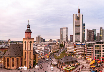 Fototapeta na wymiar Frankfurt Downtown