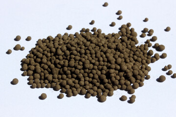 powder food colors on a white background