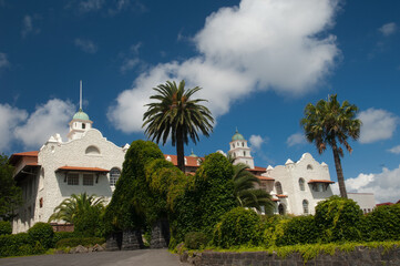 North Island. New Zealand-January 14, 2011: Mansion in the city of Auckland.
