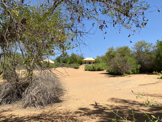 Exclusive tent camp in the desert