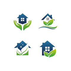 House Cleaning Logo design Vector