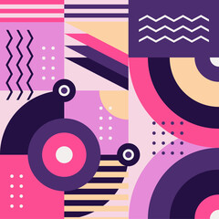 Abstract background with geometric Modern Vector