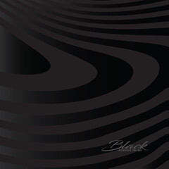Black wavy abstract Dark Design background vector 02