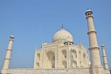 Fototapeta na wymiar Taj Mahal ,UNESCO World Heritage Site, India,Uttar Pradesh,Agra