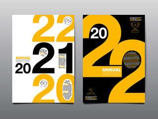 annual report 2021,2022 ,future, business, template layout design, cover book. vector illustration , presentation abstract flat background - obrazy, fototapety, plakaty