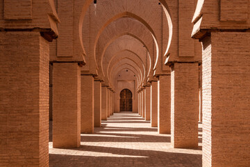 historic casbah ruin details, Morocco