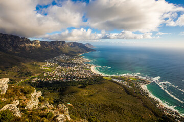 View of Camps bay from Lion's head