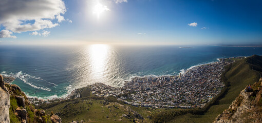 Cape Town view from Lion's head