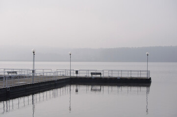 pier on the lake