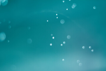 bubbles in the water