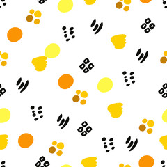 Vector abstract background. Seamless brush stroke pattern.