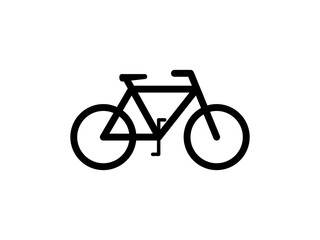 Obraz premium bicycle icon isolated on white